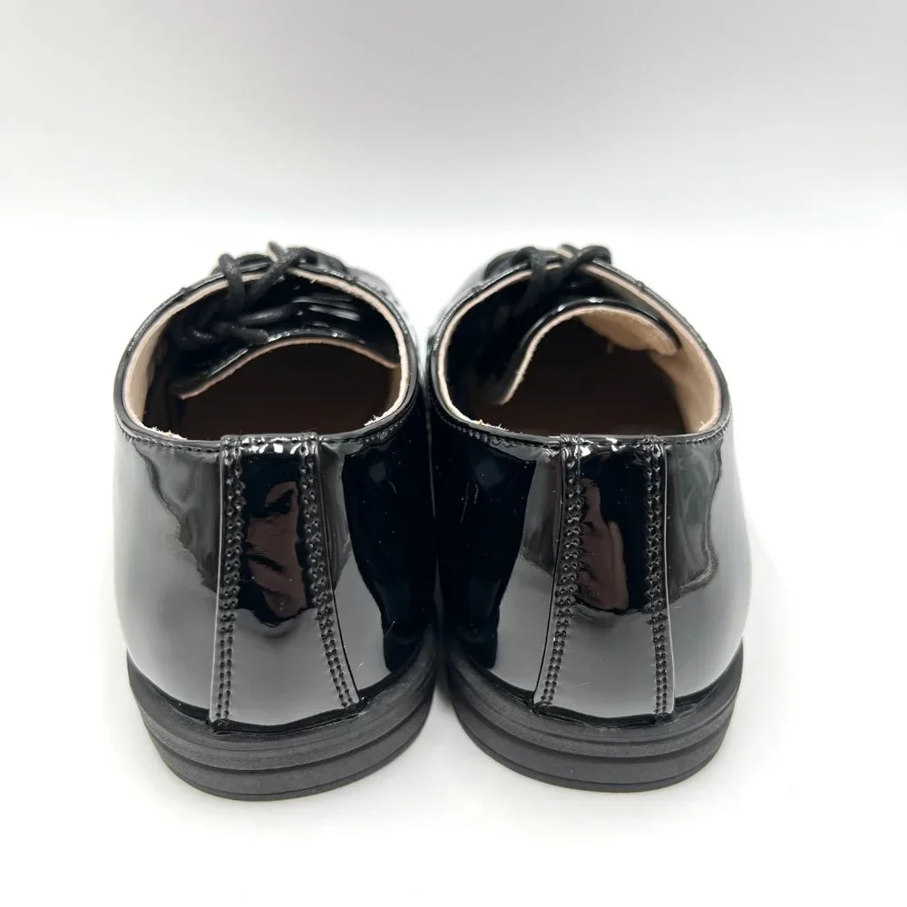 Florsheim Boys‎ Kids Size 13 Reveal Ox Jr Black Patent Oxfords Dress Shoes Youth